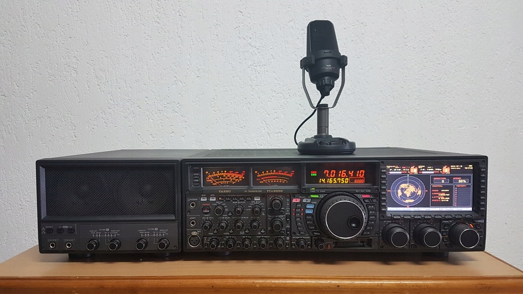 Yaesu FTDx 9000 d transceiver mikrofon głośnik