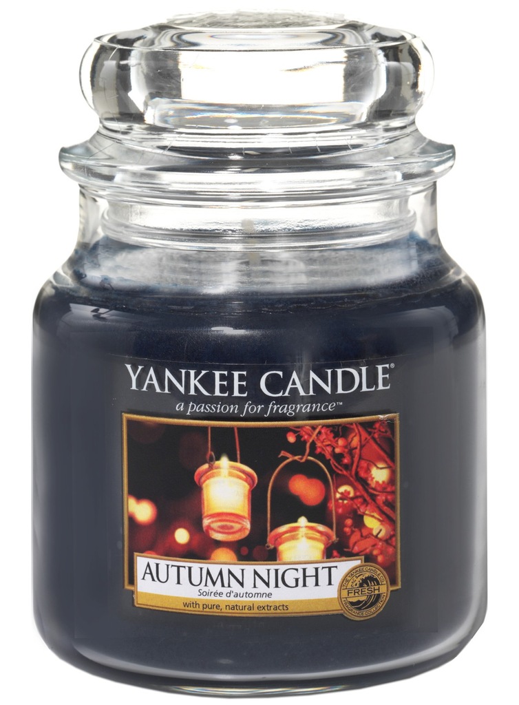 Yankee Candle świeca w słoiku średnia Autumn Night