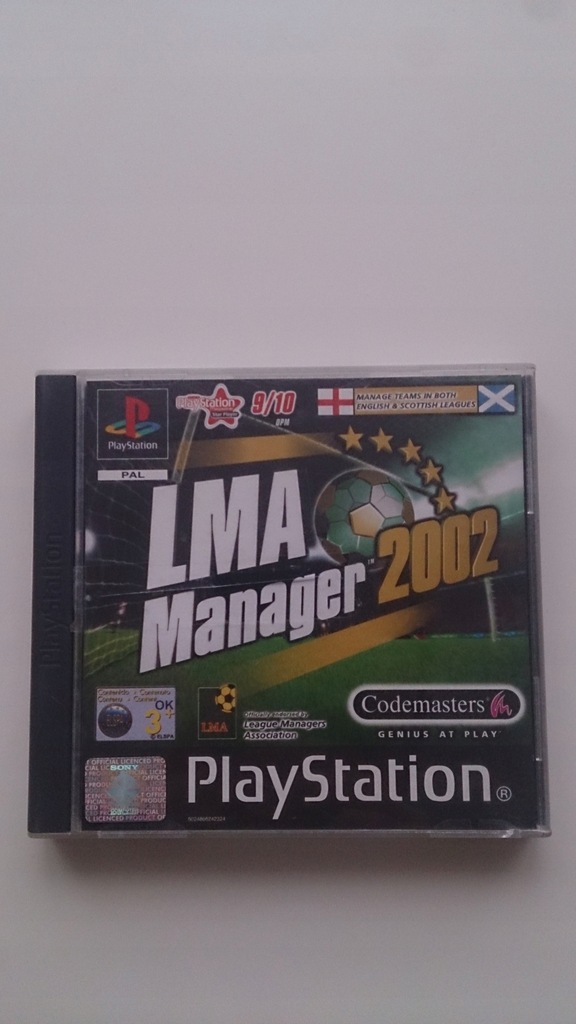 LMA Manager 2002 PS1 PSX 7709825847 oficjalne archiwum Allegro
