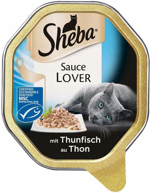 Sheba консервы для кошек сочный тунец в нежном соусе