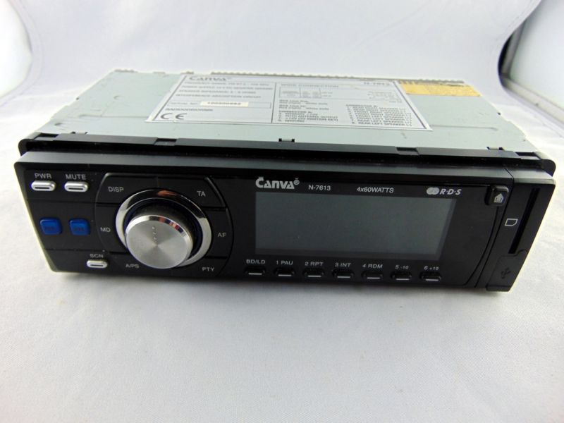 RADIO SAMOCHODOWE CANVA N7613 USB/SD/MP3/WMA/RCA