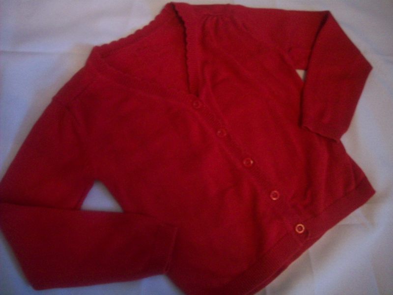 F&F _ czerwony sweter _ 116 cm _ 5-6 lat