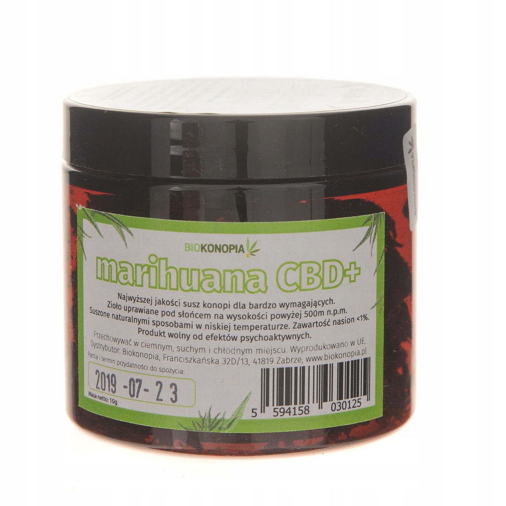 BIOKONOPIA MARIHUANA CBD+ SUSZ Z LEGALNYCH ODMIAN
