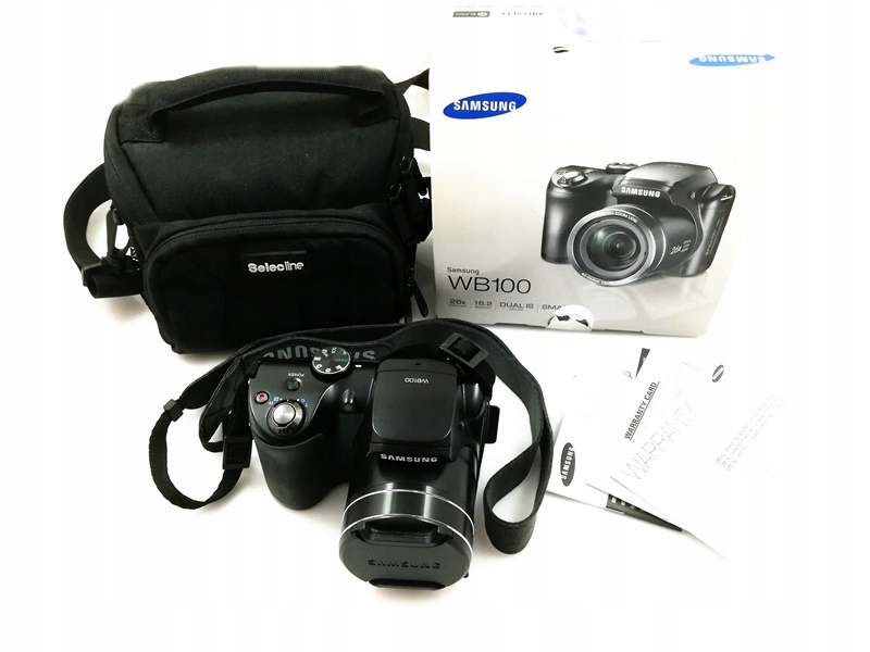 APARAT SAMSUNG WB100 / 16MPIX ZOOM OPTYCZNY 26X