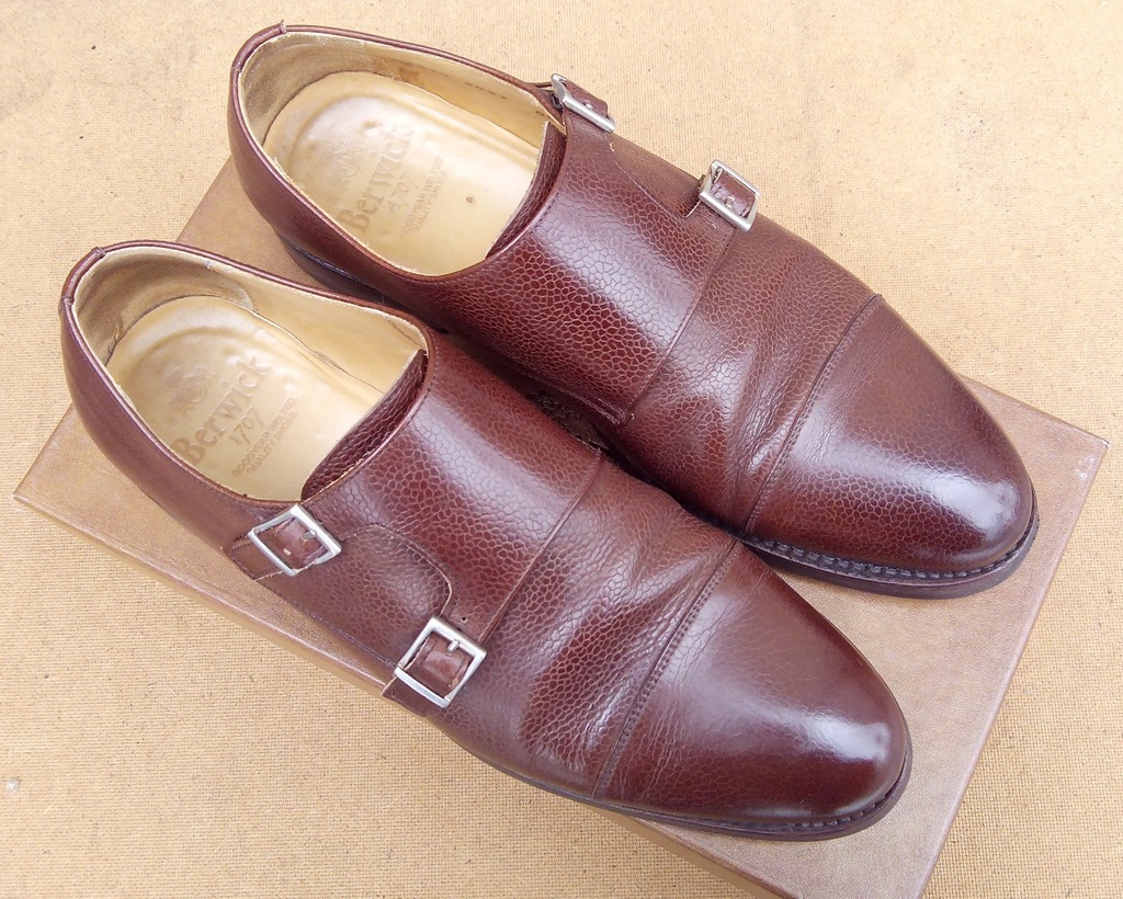 Buty monki Berwick 3637 8,5 42,5 Yanko Loake brąz