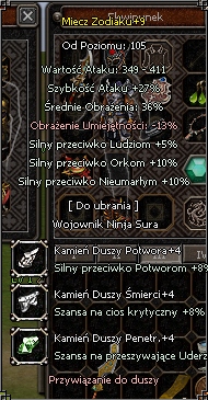 Miecz zodiaku+9 negros metin2