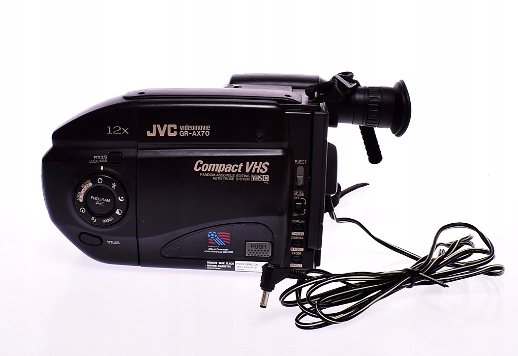 603414.JVC COMPACT VHS GRAX80... KAMERA VHS 7716259419