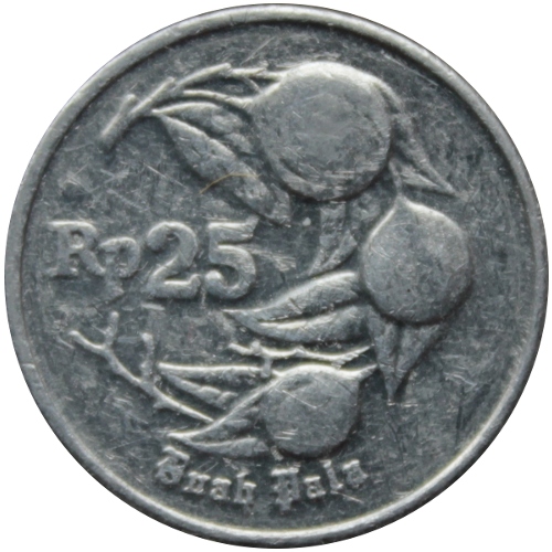 25 rupii 1991 Indonezja st.III