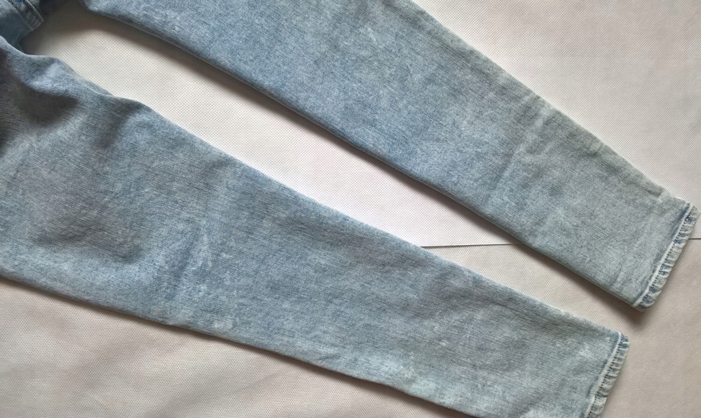 GAP spodnie jeans acid boyfriend haftowane S/M 7/8 - 7503599360 ...