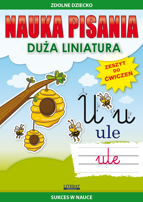 Nauka pisania - duża liniatura - ĆWICZENIA ALFABET