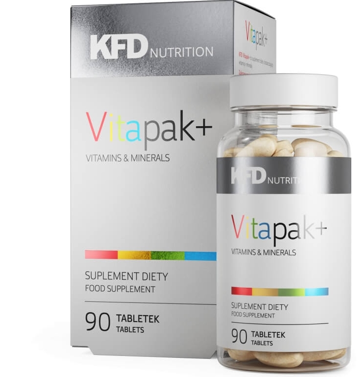 KFD VitaPak+ 90 tabl. Organiczne Minerały Witaminy