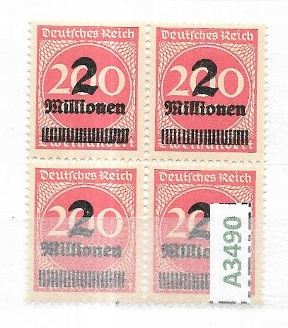 Deutsches Reich znaczek czysty ** czwórka