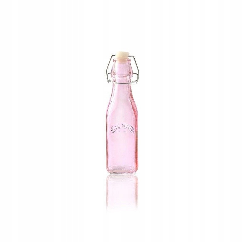 Butelka 0,25l,różowa, Colour Clip Top Kilner