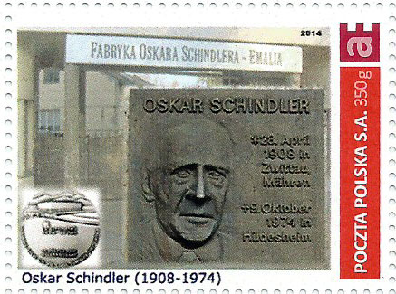 O. Schindler, judaica Kraków Personalizowany 2014