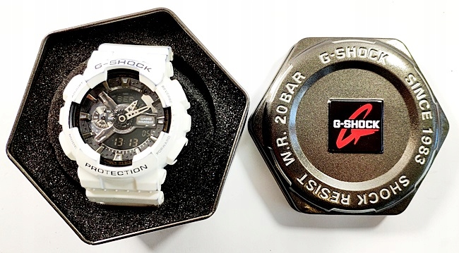 ZEGAREK G-SHOCK 5146 GA-110 BIAŁY PUDEŁKO