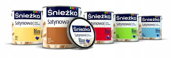 Śnieżka Satynowa 558 2.5L Srebrzysty blask