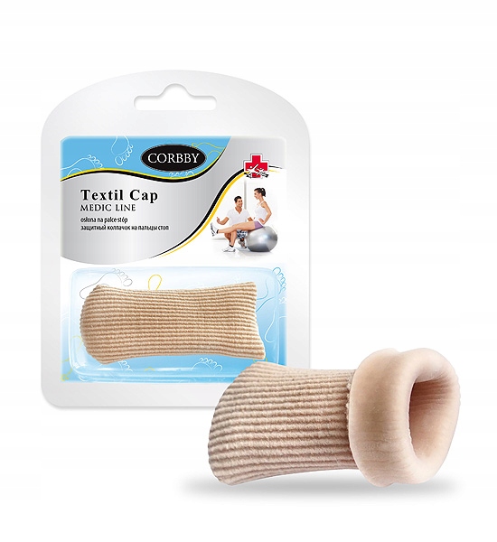 Osłona na palce stóp i paznokcie Textil Cap r. L