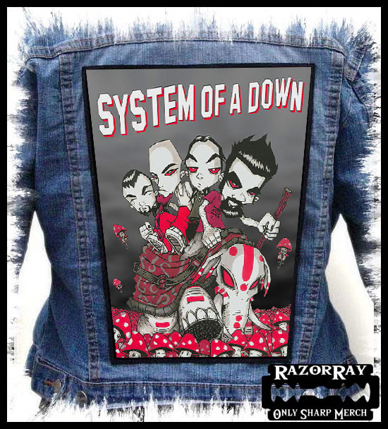 Ekran SYSTEM OF A DOWN - Mushrooms / Slipknot Korn