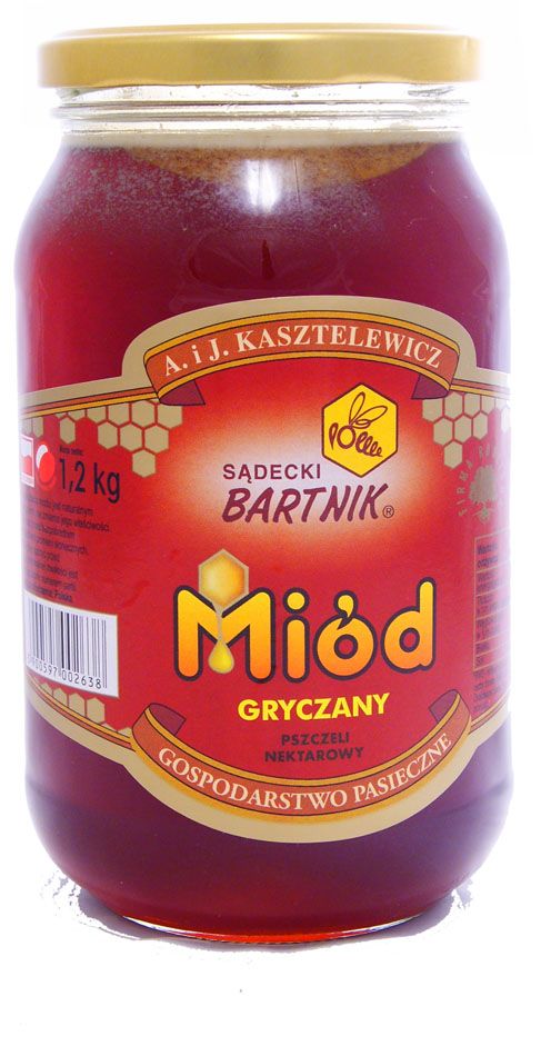 Miód gryczany - Bartnik - 1200g