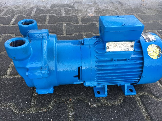 POMPA PROZNIOWA Z PŁASZCZEM WODNYM  ELMO-F , 5 kW