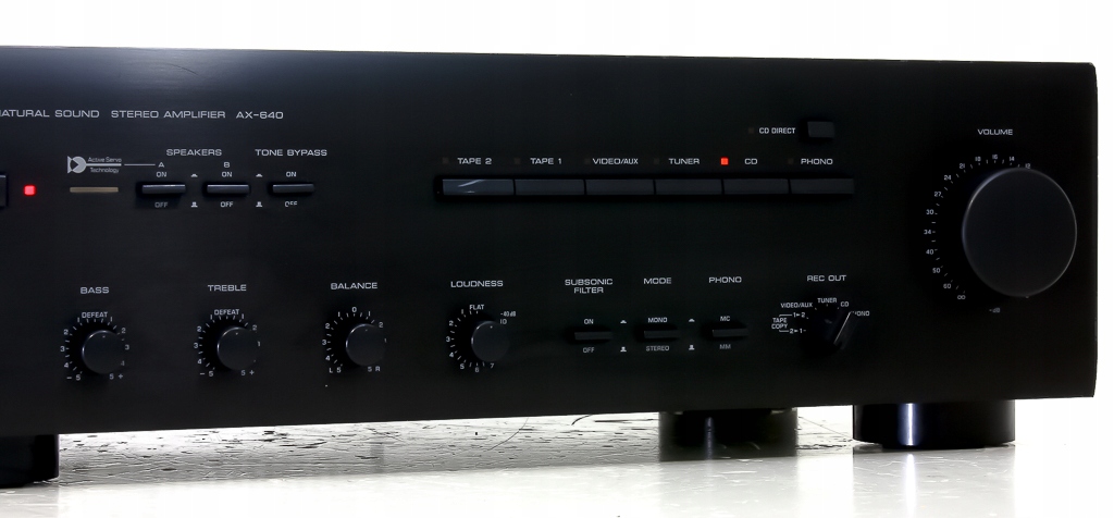 Yamaha AX-640 ステレオアンプ Vintage Yamaha AX‑640 Stereo Integrated Amplifier (Made in