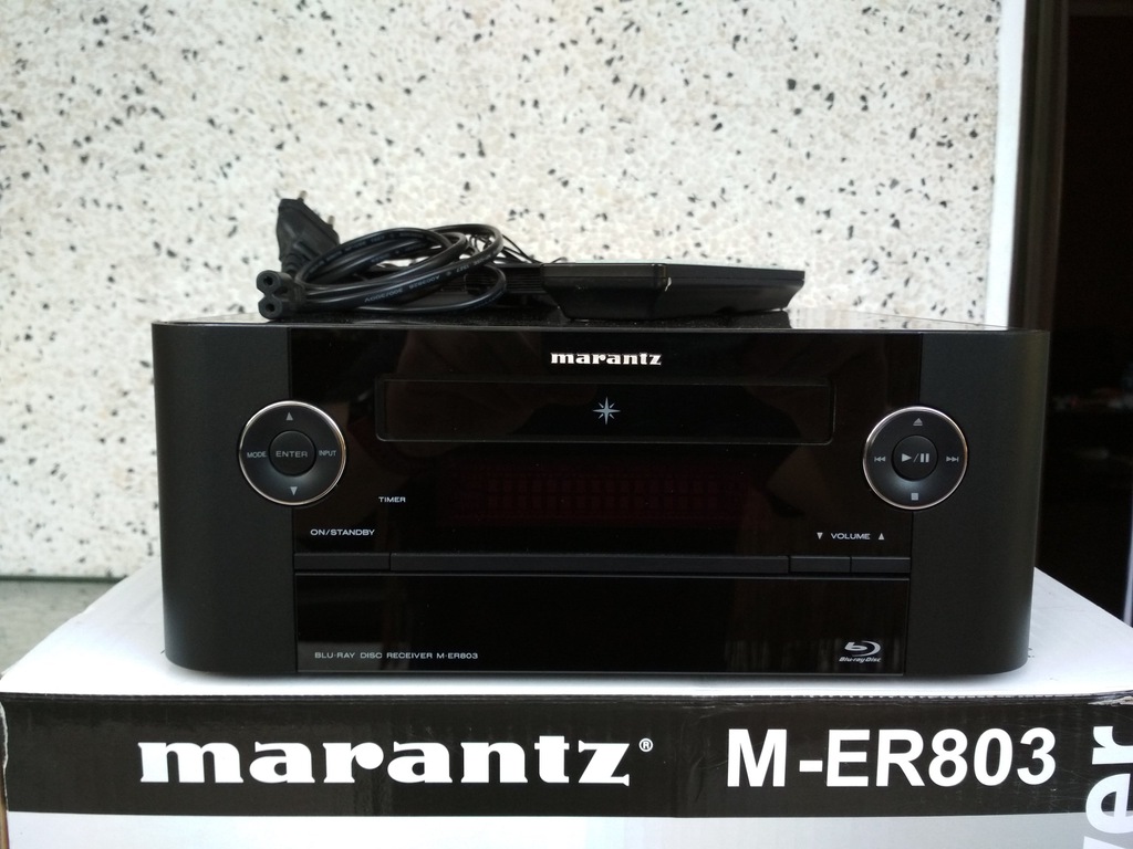 Amplituner Sieciowy Marantz M-ER803 , komplet 
