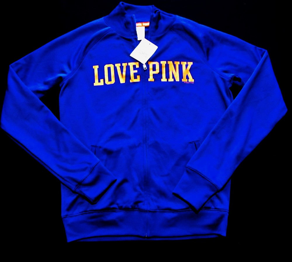 VICTORIA'S SECRET LOVE PINK VARSITY PLNY LALA HOOD
