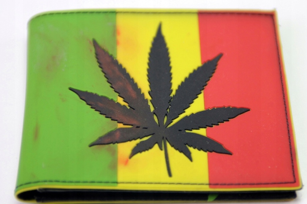 Portfel Marihuana liść marihuany JAMAJKA