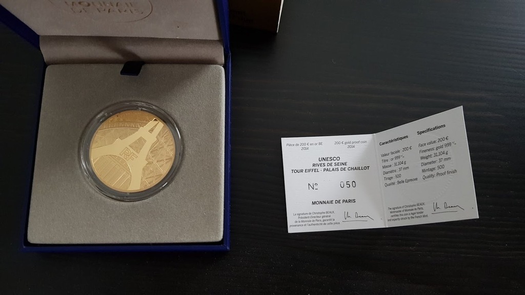 moneta 200 euro Wieża Eiffla 2014