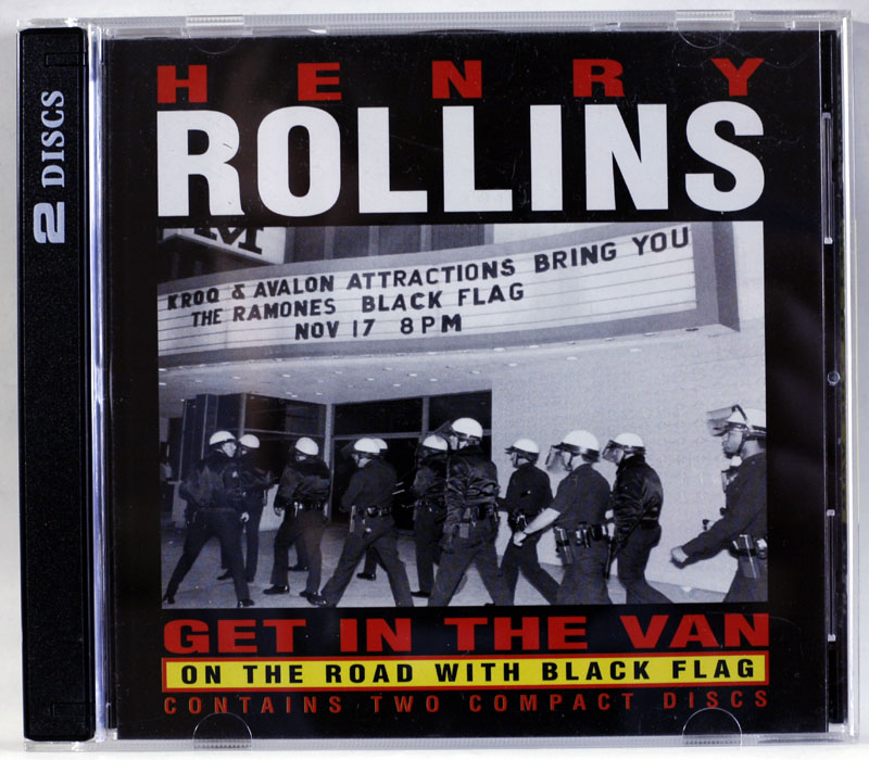 HENRY ROLLINS - Get In The Van - 2 CD Black Flag