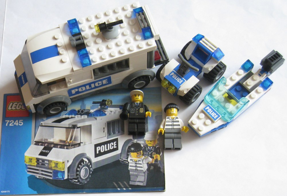 Lego Police Furgonetka Policyjna 7245 Instrukcja