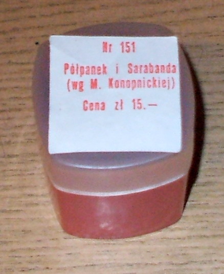 Bajka przeźrocze Półpanek i Sarabanda z PRL-u