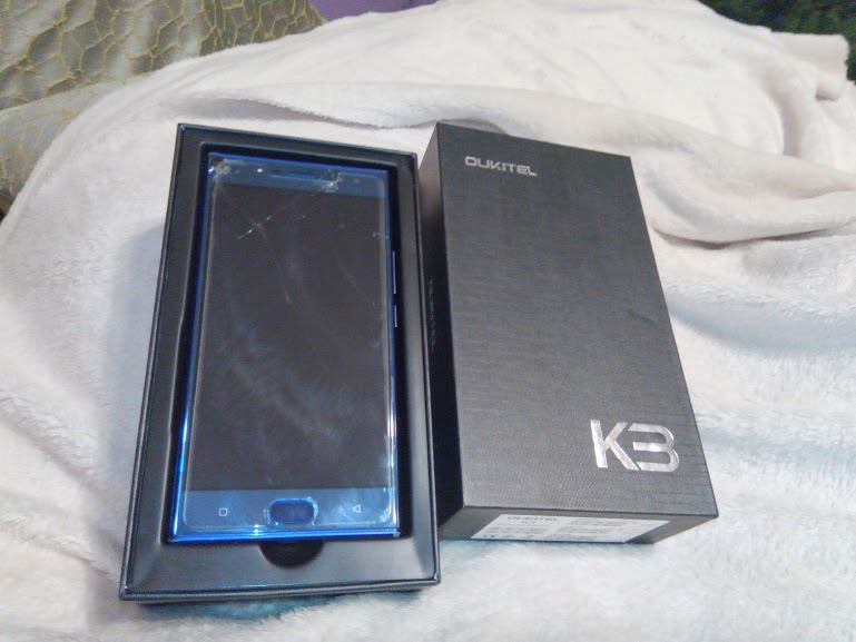 Oukitel k3 4Gb/64Gb rom 6000mAh uszkodzony