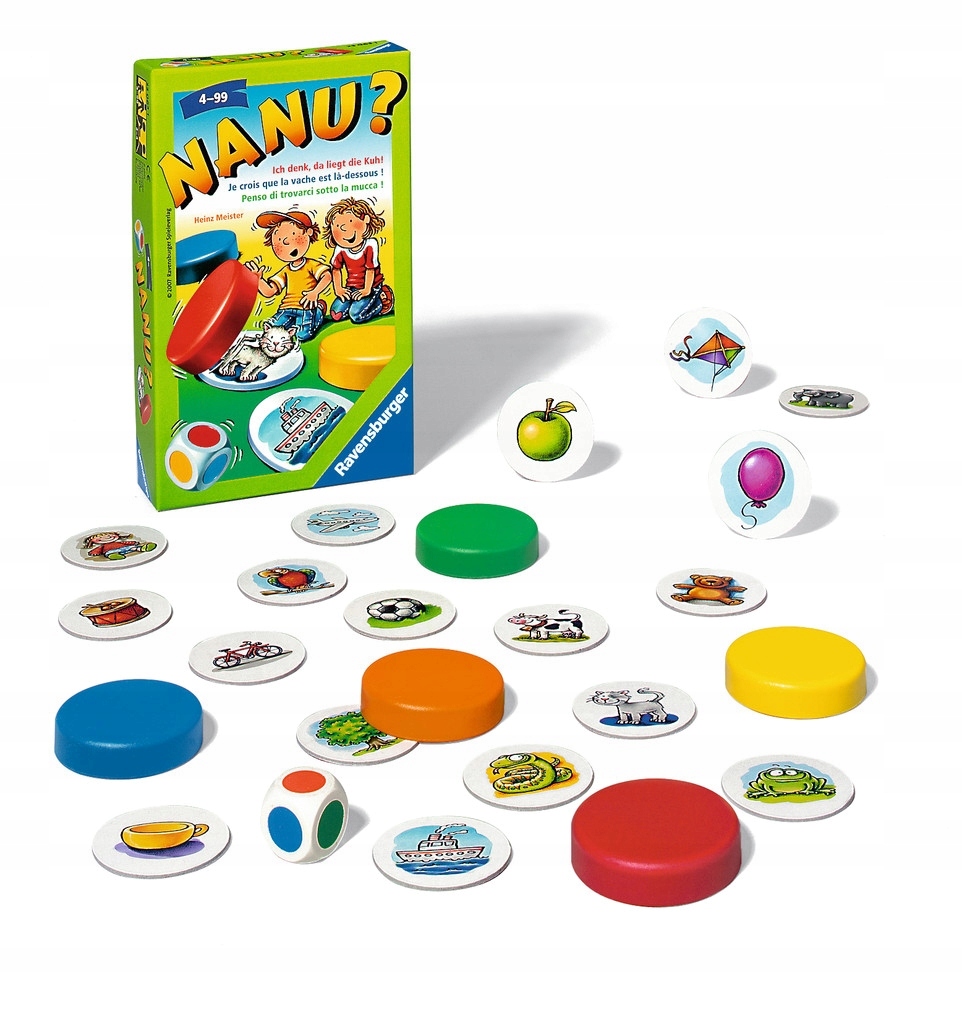 GRA LOGICZNA NANU RAVENSBURGER PAMIĘCIOWA 4+