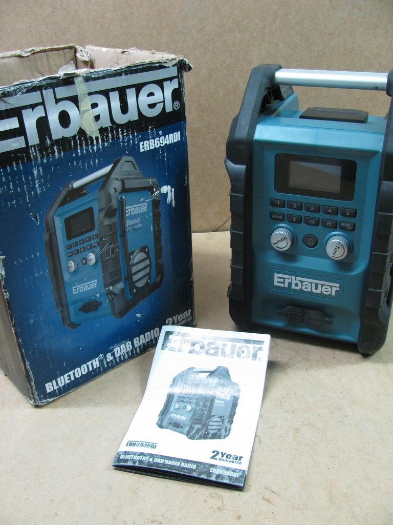 Radio budowlane ERBAUER ERB694RDI 18V Bluetooth