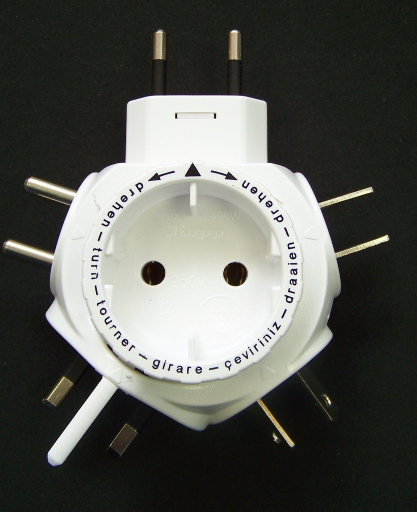 G2 Przejściówka, adapter, wtyczka Kopp Travelstar