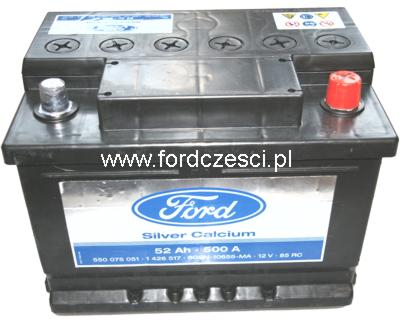 Akumulator 12V Ford 52Ah 500A Silver Calcium - 7338399793 - Oficjalne Archiwum Allegro