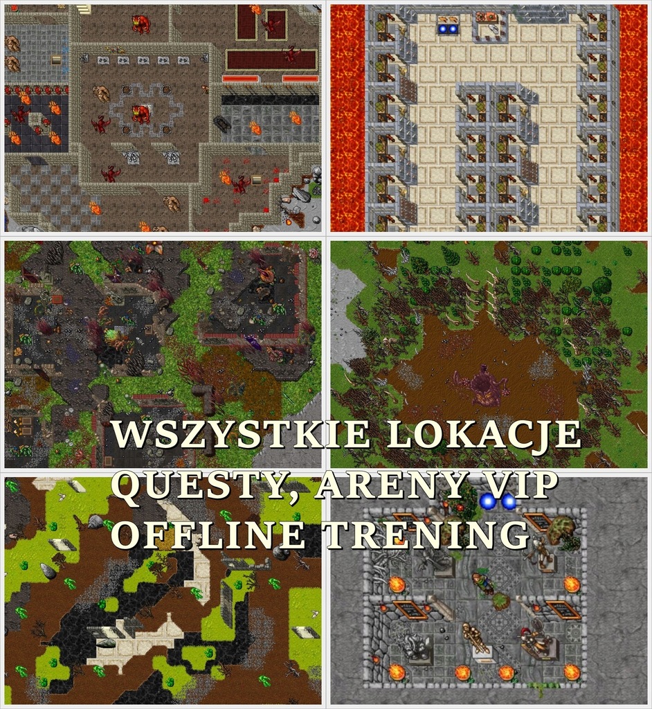 TIBIA OTS 8.6 NOWE WYSPY, DOPRACOWANY, GOTOWY OTS