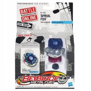 BEYBLADE METAL FURY B-145 SPIRAL FOX GDAŃSK