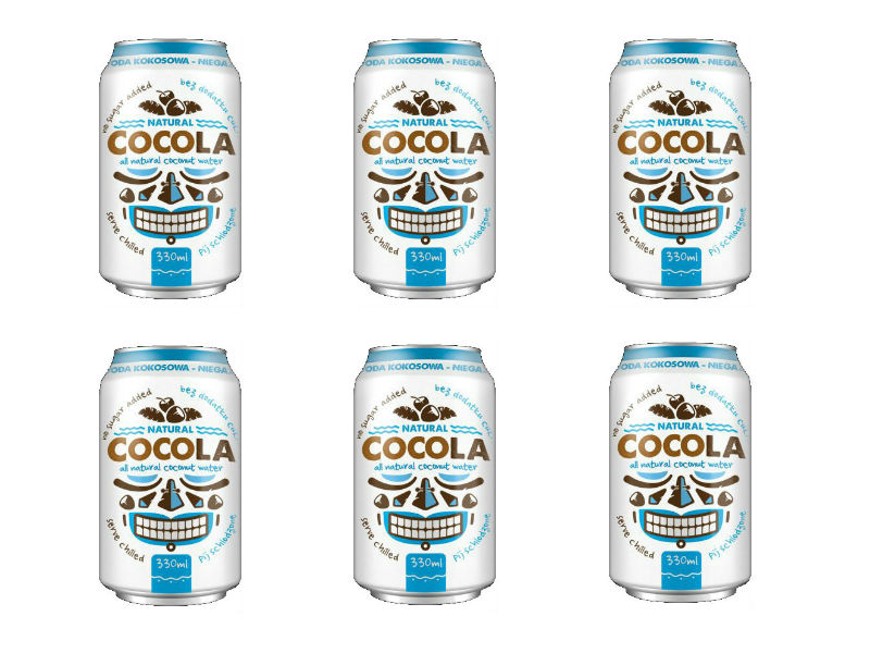 Woda Kokosowa w Puszce 6x330ml - COCOLA DIET-FOOD