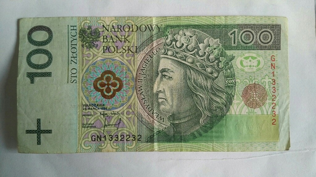 Banknot 100 zł RADAR | GN1332232