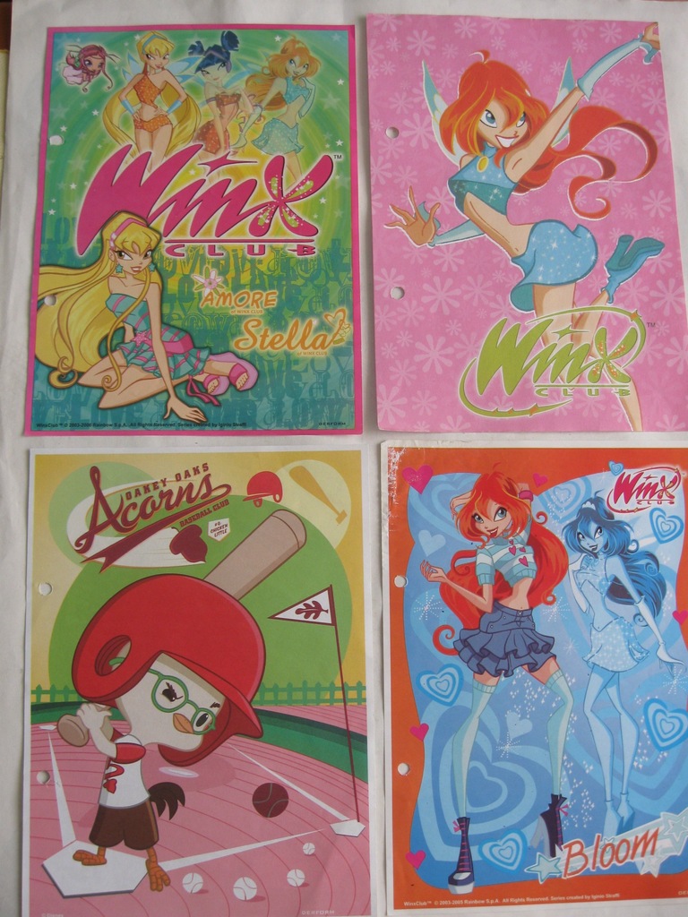 KARTECZKI WINX CLUB