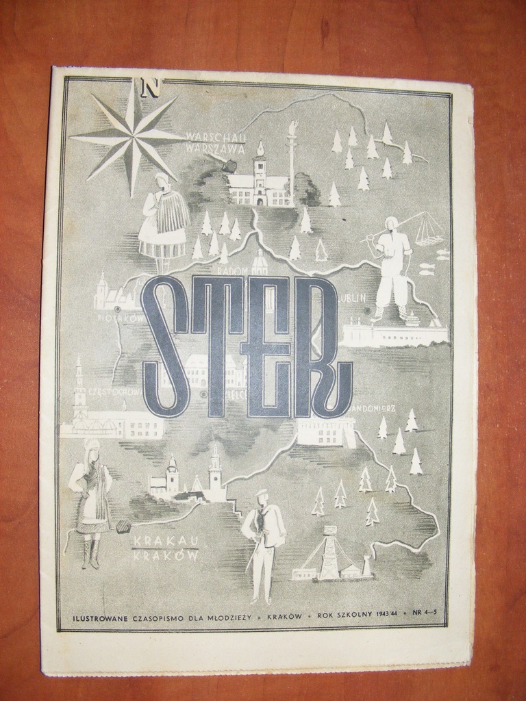 STER CZASOPISMO DLA MŁODZIEŻY NR 3-4 1943-1944