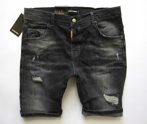 DSQUARED Szorty jeans/spodenki Letnie w30 / 80cm