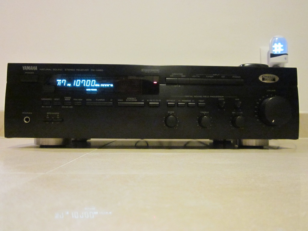 YAMAHA RXV480 Dolby ProLogic + oryg.pilot! 7223002463 oficjalne