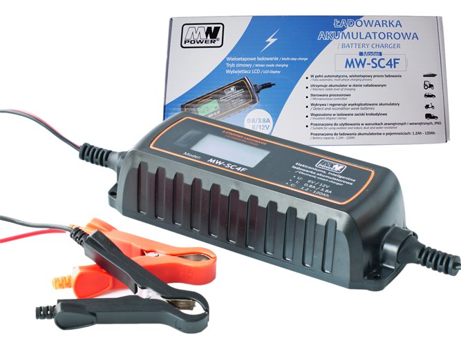 ŁADOWARKA PROSTOWNIK DO SKUTERA MOTOCYKLA 6V / 12V