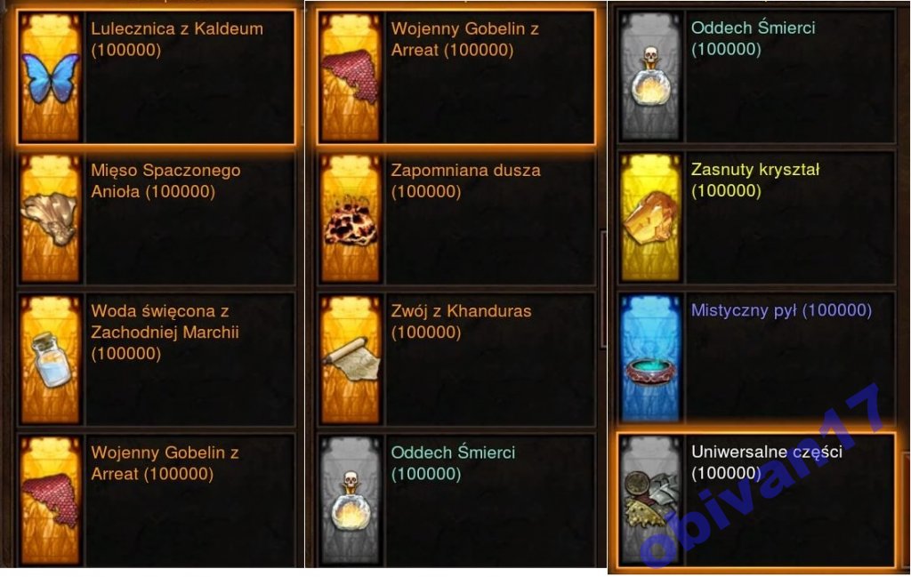 Diablo 3 ROS KOSTKA KANAIEGO 30 000 000 sztuk !