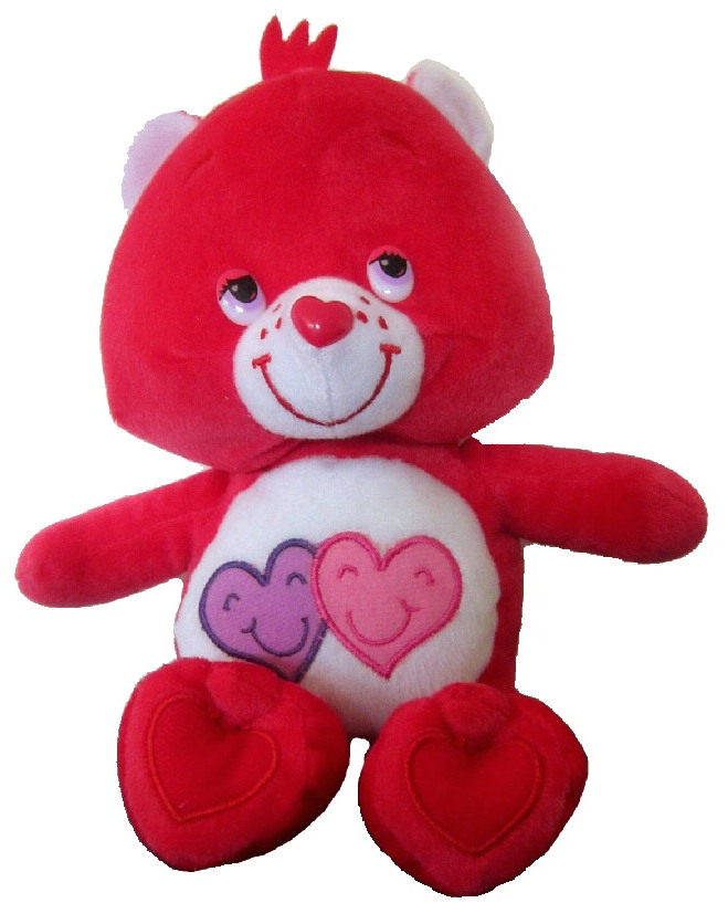 TROSKLIWE MISIE 21-28cm czerwony
