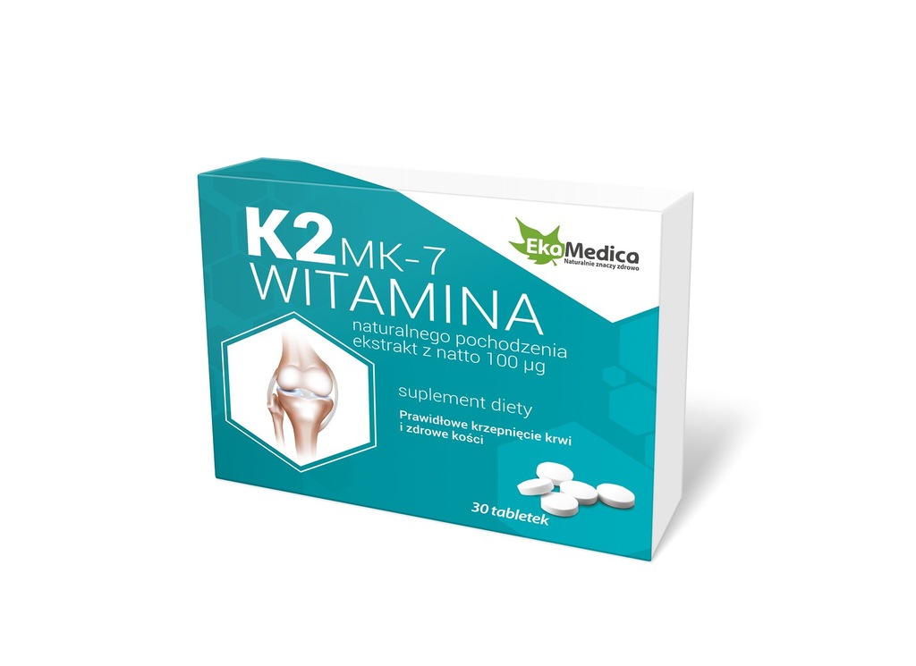 Witamina K2 Mk7 30 Tabl Ekamedica Prezent 7338272515