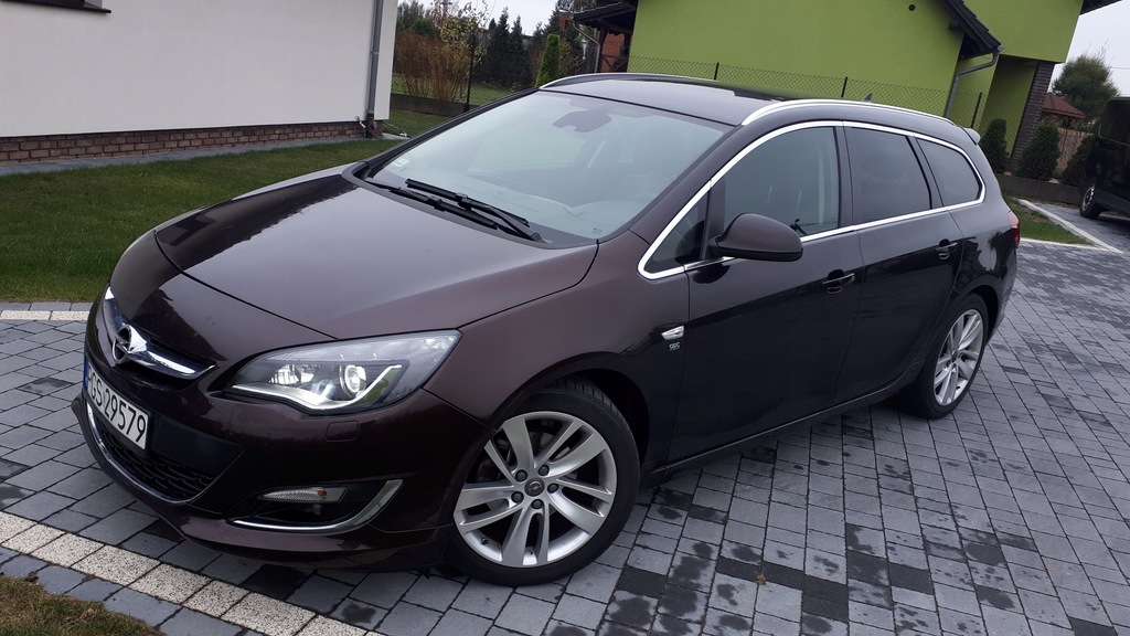 Opel Astra J 15 Rok Opc Line Skora Bi Xenon Oficjalne Archiwum Allegro